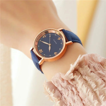 Luxe Leather Bracelet Watch