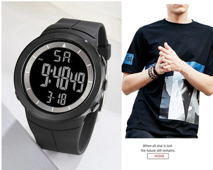 Black Tactical Digital Watch