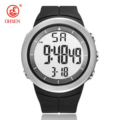 Black Tactical Digital Watch