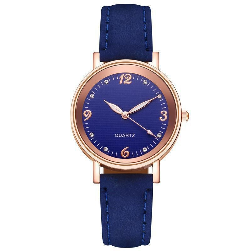 Luxe Leather Bracelet Watch