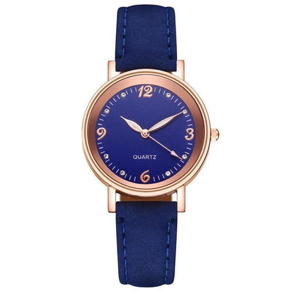 Luxe Leather Bracelet Watch