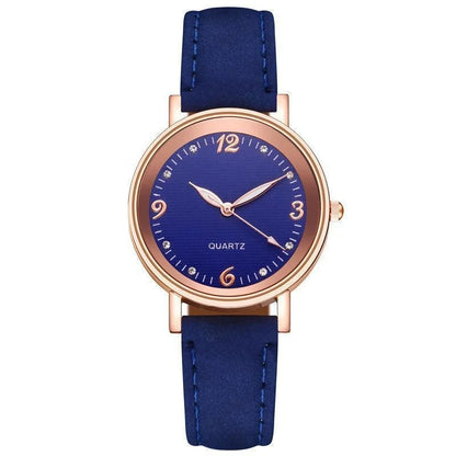 Luxe Leather Bracelet Watch