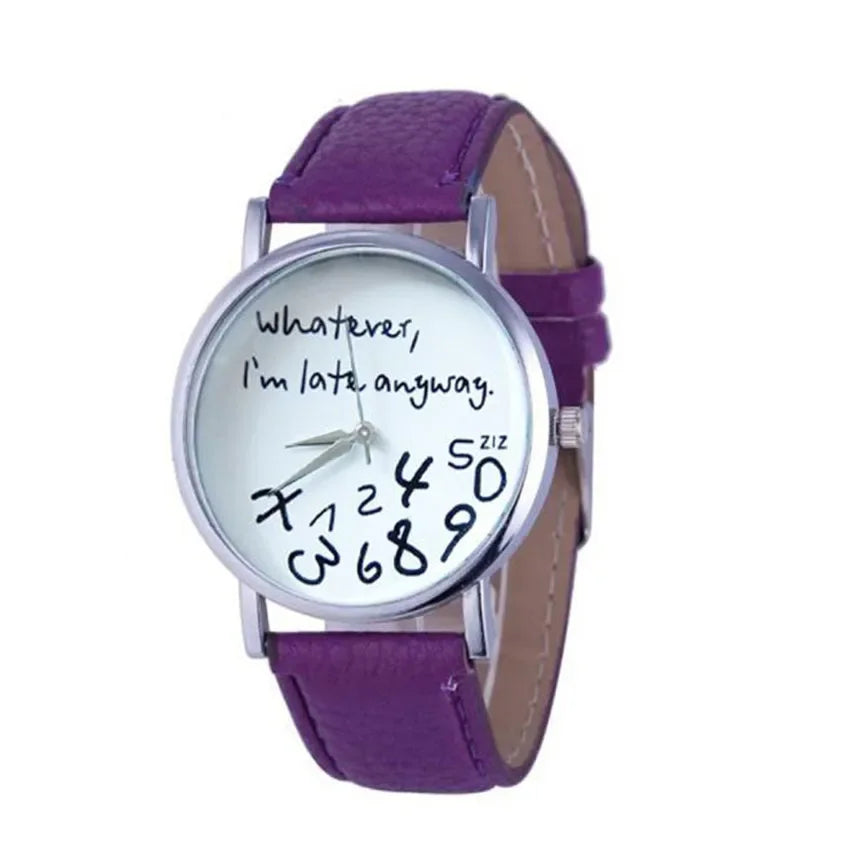 Vintage Letter Dial Watch