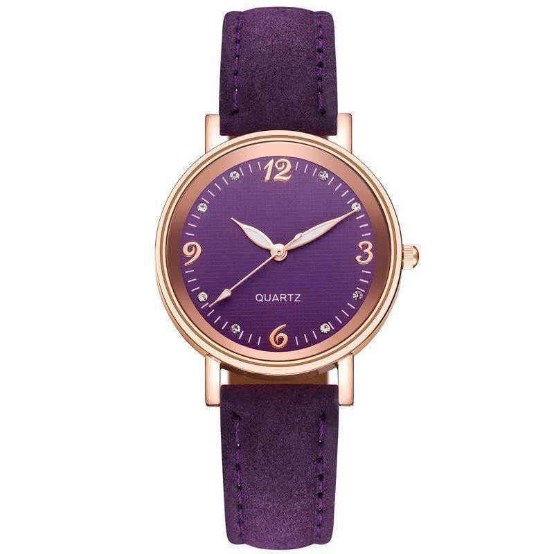 Luxe Leather Bracelet Watch
