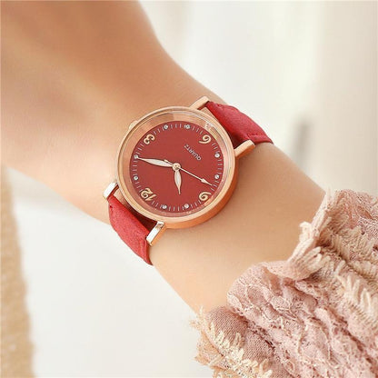 Luxe Leather Bracelet Watch