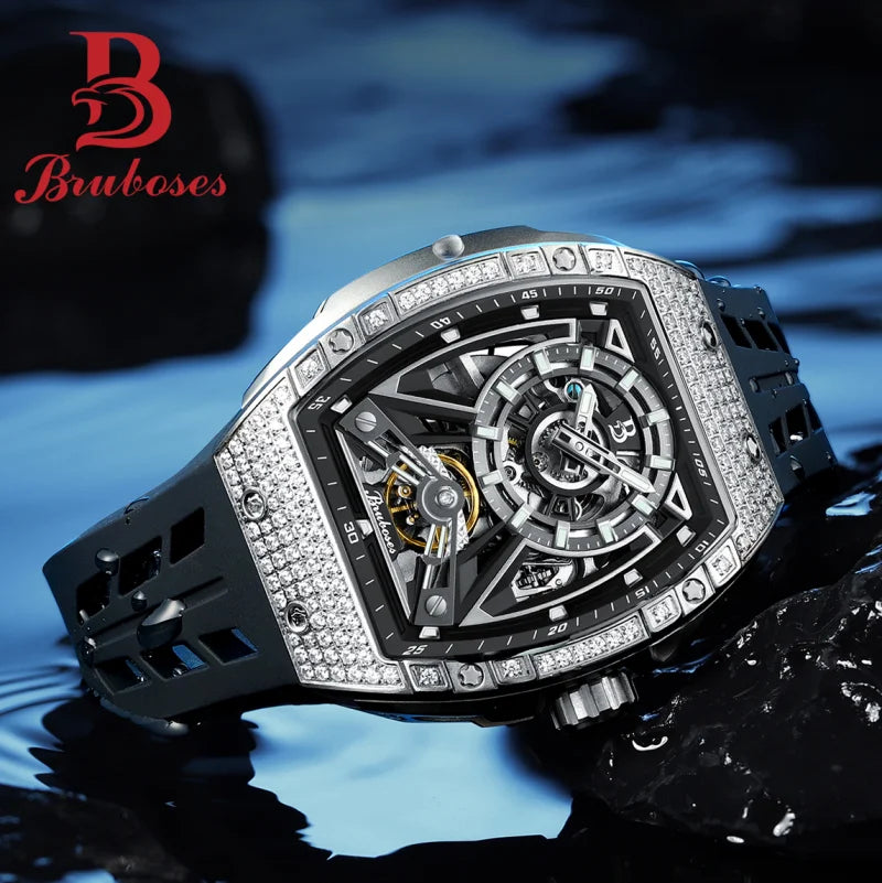Diamond Tonneau Sport Watch