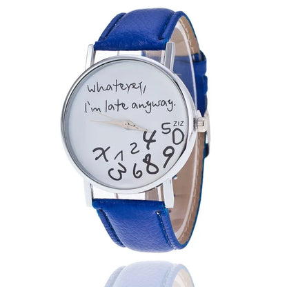 Vintage Letter Dial Watch